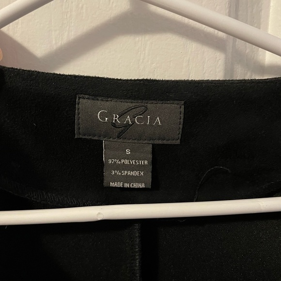 Gracia black jacket with belt - Picture 6 of 7